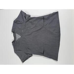 Jaanuu Women's Heather Gray Medical Scrub Top XL